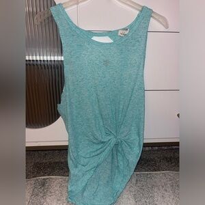 PINK Size S Aqua blue cutout tank